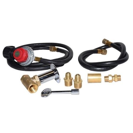 TRETCO Tretco BK1PRO-60-LP 60 in. Adjustable Regulator Firepit Connection Kit; Nylon BK1PRO-60-LP